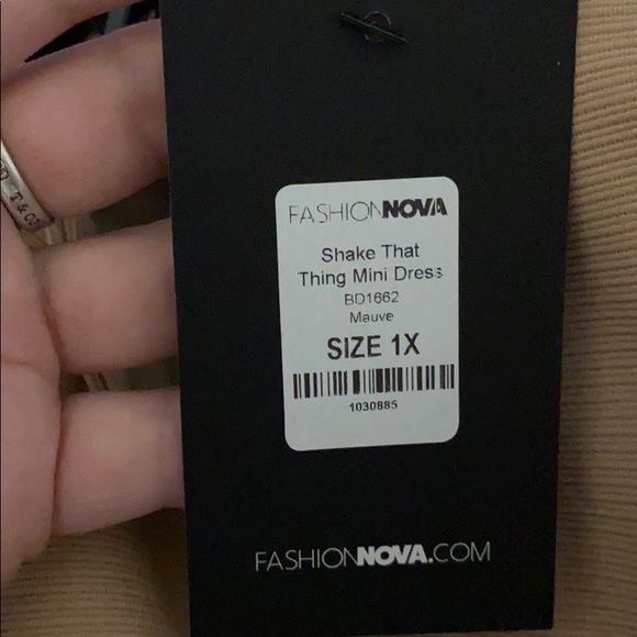 mini dress with sparkly Fringe - Picture 4 of 5